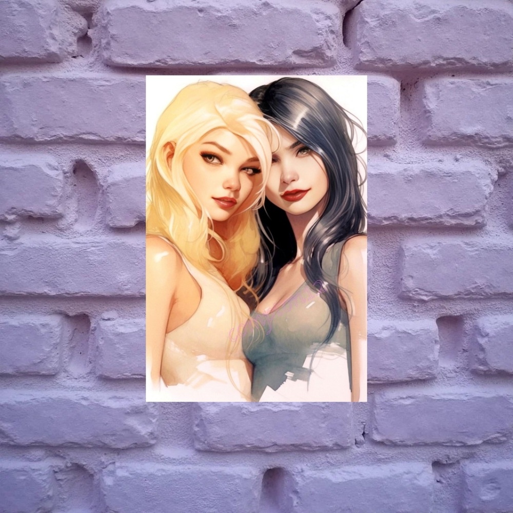 “Betty & Veronica” 13”x19" Fine Art Print - only 6 signed & numbered copies made